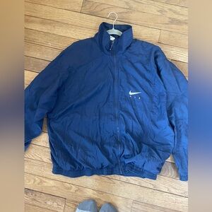 Vintage Nike Air Jacket Mens Large Windbreaker Swoosh Y2K 90s Coat Full Zip